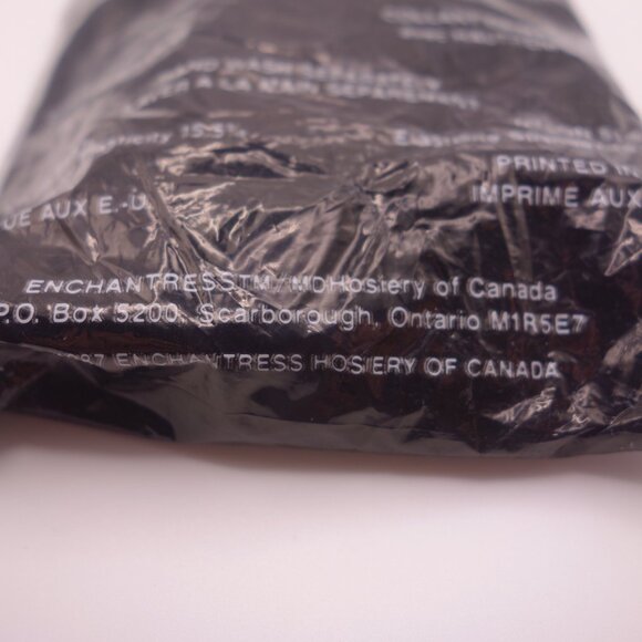 Vintage 1987 ENCHANTRESS X-TALL-MOCHA Cotton-Lined Gusset Pantyhose - Picture 4 of 10